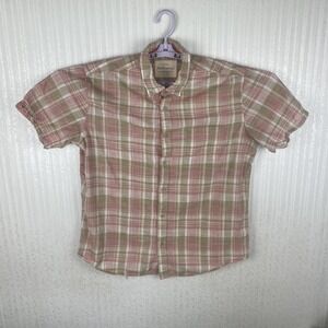 Weatherproof Vintage Multicolor Plaid Button Down‎ Preppy Classic Casual Shirt